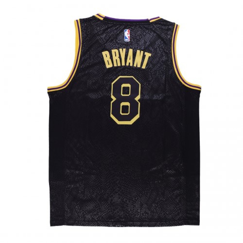 Men's Los Angeles Lakers Kobe Bryant #8 Black Swingman Jersey - City Edition-Pro Kit Vault | Brand New 26/27 Sports Jerseys